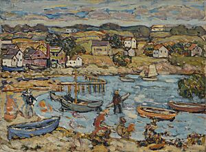 Maurice Brazil Prendergast - Marblehead Harbor - BF216 - Barnes Foundation