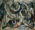 Max Beckmann, 1918-19, The Night (Die Nacht), oil on canvas, 133 x 154 cm, Kunstsammlung Nordrhein-Westfalen, Düsseldorf