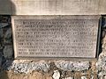 Memorial to Lawrence Washington in the churchyard of All Saints, Maldon, Essex