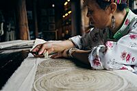 Miao batik 苗族蜡染, Guizhou, 2016 (52411662580)