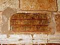 Monasterio de Santa María de Huerta - Claustro gótico - Panteón de los Señores de Molina - Inscripción