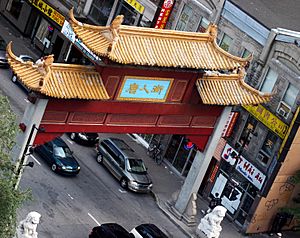 Montreal Chinatown gate