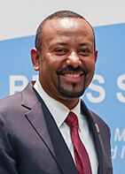 PM in a bilateral meeting with the Prime Minister of the Federal Democratic Republic of Ethiopia, Mr. Ably Ahmed during the 15th BRICS Summit at Johannesburg, in South Africa on August 24, 2023 (cropped).jpg