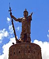 Pachacuti statue, Cuzco