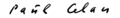 Paul Celan signature