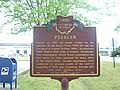 Peebles, Ohio sign
