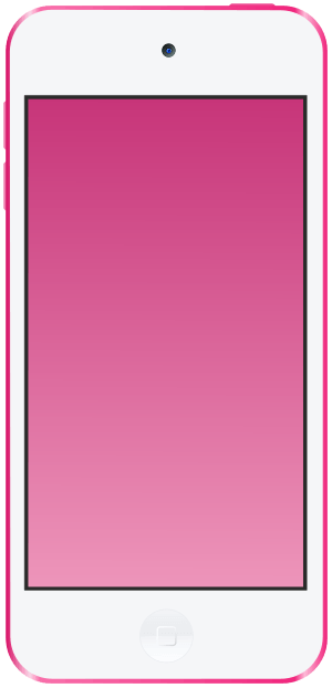 Pink iPod touch 6th generation