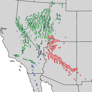 Pinus monophylla range map 3
