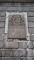 Placa conmemorativa fundación Real y Pontificia Universidad de México
