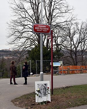 Pojmenování Promenády Anny Politkovské ve Stromovce v Praze, 27.2.2020 (5)