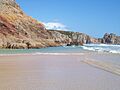 Porthcurno beach
