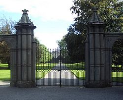 Portumna Castle gates