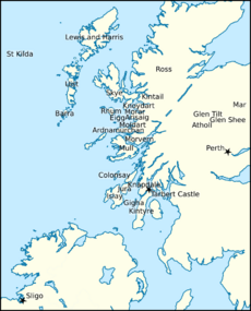 Raghnall Mac Ruaidhrí (map)