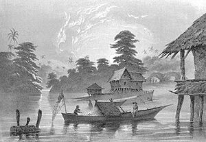 River Jurong, Singapore (c 1856) by Peter Berhard Wilhelm Heine and Eliphalet M Brown