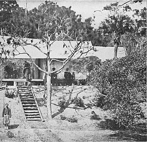 Rush Hawkins' zouave at Gen. Gillmor's headquarters