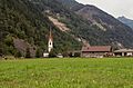 Sankt Johann im Walde, dorpszicht met de Katholische Pfarrkirche Sankt Johannes der Täufer Dm2659 IMG 1516 2019-08-07 12.19