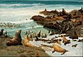 Seal Rocks, Farallons 1872 Albert Bierstadt