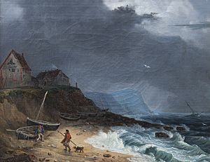 Sheringham Beach, Norfolk, Charles Catton the younger, 1794