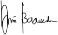 Signature of Anies Baswedan