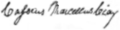 Signature of Cassius Marcellus Clay (1810–1903)