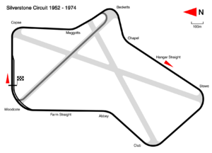 Silverstone Circuit 1952 to 1974