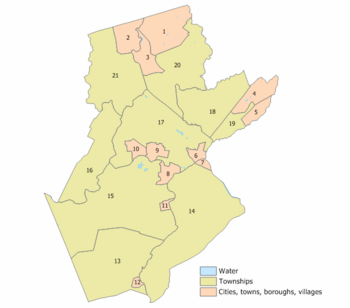 Somerset County, New Jersey Municipalities