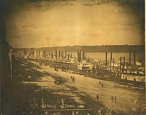 St. Louis Levee. 1850