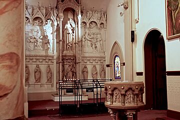 St Mary's Church lady chapel, Manchester by Anthony O'Neil Geograph 4197900