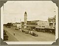 StateLibQld 1 257366 Clock tower in the street, Bundaberg, ca. 1930