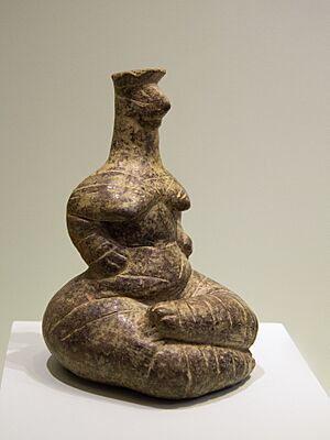 Steatopygous Goddess, clay, Crete, 5300-3000 BC, AMH, 144506