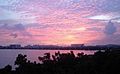 Sunset view of Pandan Reservoir from Teban Gardens, Singapore
