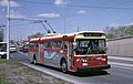 Toronto Flyer E700A trolleybus in 1987