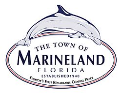 Official logo of Marineland, Florida