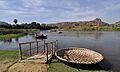 Tungabhadra River and Coracle Boats