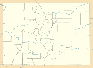 Map showing the location of Colorado Western Slope