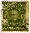 US stamp 1902 15c Clay