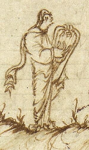 Utrechts-Psalter PSALM-149-PSALM-150 psalterio or lyre