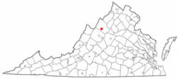 Location of Dayton, Virginia