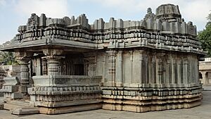 View of Akkana Basadi from northeastern side at Shravanabelagola