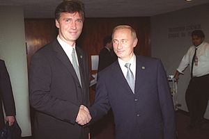 Vladimir Putin at the Millennium Summit 6-8 September 2000-28