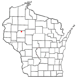 Location of Birch Creek, Wisconsin