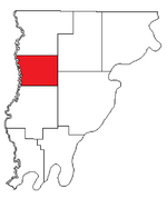 Location of Lick Prairie Precinct in Wabash County