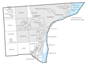 Municipalities within Wayne County