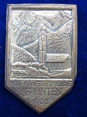 1935 Nazi KdF Pin Pfronten, Allgäu, Germany