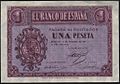 1937 BandoNacional billete1peseta Burgos escudomonarquia