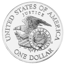 1998 RFK Silver Dollar Reverse
