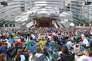 20090814 Pritzker Pavilion on Beethoven's 9th Day crop