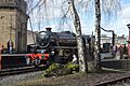 45212 Waiting in platform 3 at Keighley