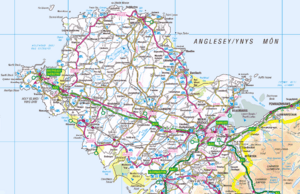 Anglesey OS map