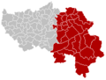 Arrondissement Verviers Belgium Map